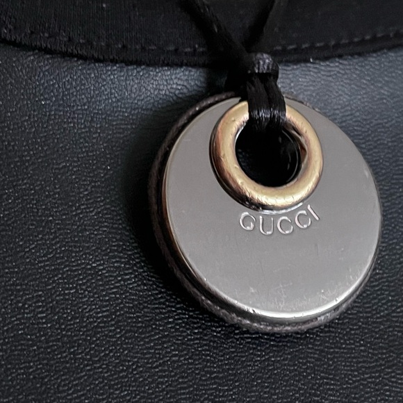 Authentic Gucci Logo Silver Charm (upcycled hardware from a Gucci handbag) - Picture 9 of 16